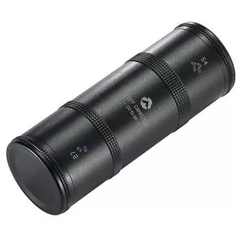 Camping Moon Camp Coffee Canister 2-stage CNC Cutting Duralumin Black Gear CC-51-BK