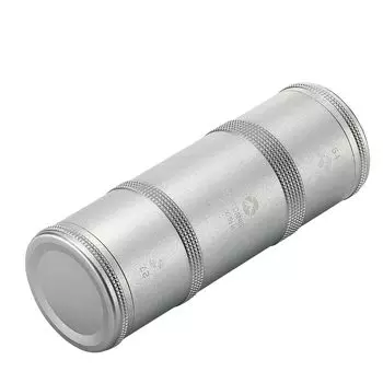 CAMPING MOON Кемпинговая кофейная канистра 2-х уровневая, тип CNC резка дюралюминия CC-51-H серебряный