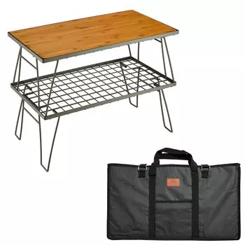 CAMPING MOON Olive Drab Field Ground Rack Складная стойка Olive Gray Khaki Стальная сумка для хранения В комплекте Основной блок 2 Верхние доски Полный комплект T-233