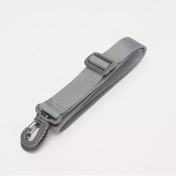 Camping Nylon Shoulder Strap Water Bottle Pouch Strap Universal Bag Strap Adjustable Shoulder Strap grey-2.5CM