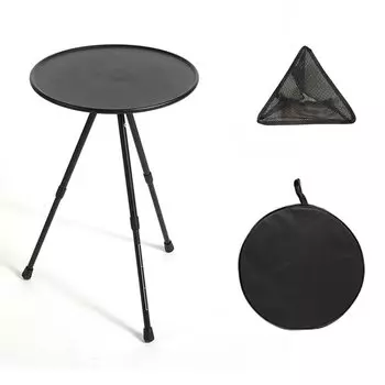 Camping Solo Foldable Bonfire Water Height Aluminum Storage Bag Included Qboo Table, Lightweight, Compact, Foldable, Outdoor, Camping, Bonfire, Table,