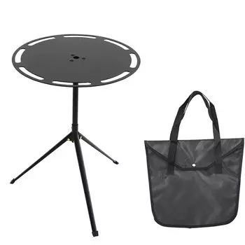 Camping Solo Foldable Bonfire Water Height Aluminum Storage Bag Included Qboo Table, Lightweight, Compact, Foldable, Outdoor, Camping, Bonfire, Table,