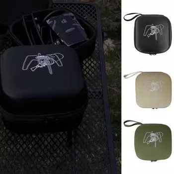 Camping Stove Storage Bag For Spider Stove Waterproof EVA Carry Case Double Zipper Spider Furnace Organizer Camping Accessories хаки