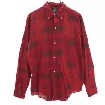 CAMPUS 60s Vintage Made in USA Overall handle Long sleeve Button down shirt Men s Used