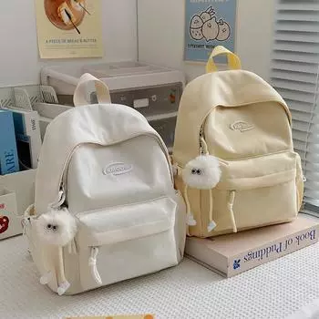 Campus Student Schoolbag женский легкий дорожный рюкзак чёрный