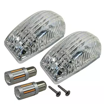 Camroad Y200 series 12V S25 боковой габаритный фонарь со светодиодной лампой прозрачный очищаемый совместимый продукт чистый