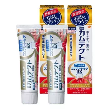 Camtect Complete Care EX Toothpaste Periodontal disease prevention trial product 95g 2 bottles [Quasi-drug] (gingivitis/alveolar pyorrhea)