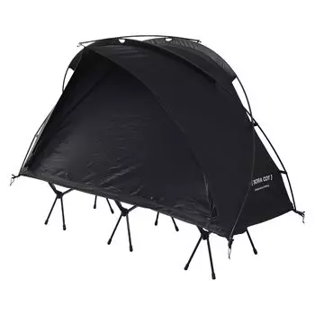 CAMVIL Sazaecott Cot Tent Solo Can Minimal Hiking Climbing Single Person TC Fabric Convenience High Ceiling Skylight Lightweight 4 Seasons Fly