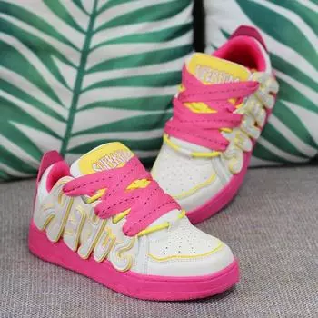 Can Trend Bread Shoes Пара маленьких белых туфель на плоской подошве, женские туфли для скейтборда, повседневная обувь с буквами, женская обувь 35