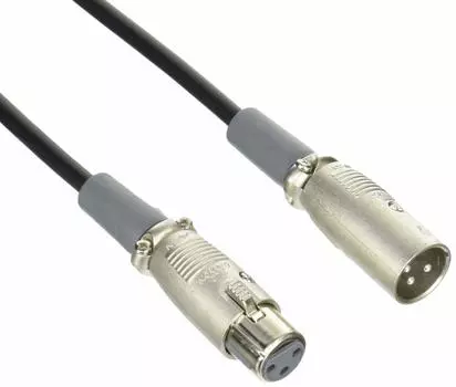 CANARE XLR Microphone Cable 0.5m Black EC005 BLACK