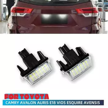 Canbus Белый для Toyota Yaris/Vitz Camry Corolla Prius C Ractis Verso S Светодиодная лампа номерного знака Светодиодная лампа OEM Замена