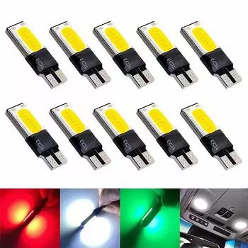 Canbus Error Free T10 194 168 501 W5W COB LED High Power Car Auto Wedge Lights Parking Lamp Lamp DC 12V 2Pcs розовый