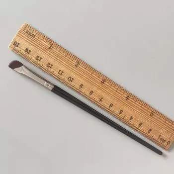 Цанчжоу Кисть для макияжа Серповидная Тонкая кисть для бровей Кисть для подводки глаз Кисть для прорисовки контура «Лежачий шелкопряд» Профессиональные инструменты для макияжа Fine brush Rod sickle