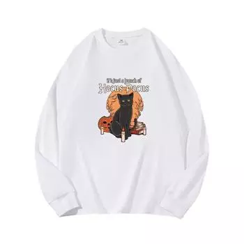 Candle Cat Осенняя одежда с длинными рукавами из чистого хлопка, новый мужской и женский топ, весенний внутренний слой, базовая рубашка, футболка с круглым вырезом и длинными рукавами M коричневый