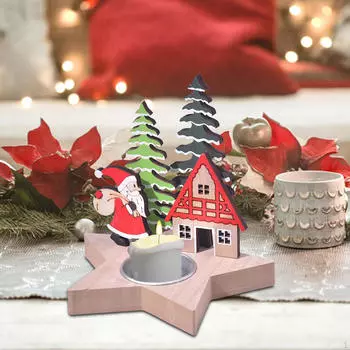 Candle Holder for Tealights Christmas Display on Furniture Angel