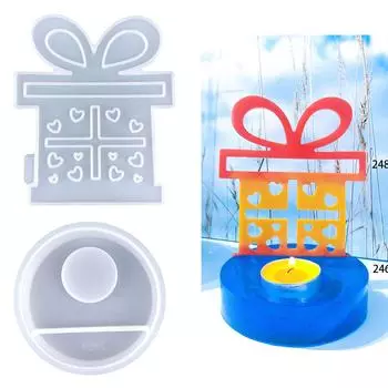 Свеча в форме для хрусталя Гибкие домашние декоры Изготовление силиконовых форм Кристаллические формы для художественного творчества 2467