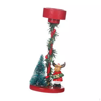 Candle Stand for Christmas Decor, Tealight Holder Centerpiece Home Reindeer