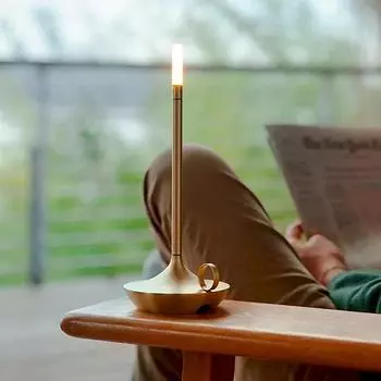 Candlelight Table Lamp Candle Led Charging Restaurant Bar Desktop Decoration Atmosphere Touch Night Light Lamp