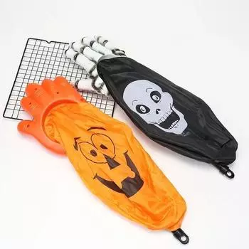 Candy Bag Creative Halloween Palm Pumpkin Skull for Kids Trick or Treat Gift Party Supplies gift bags Other&Other оранжевый