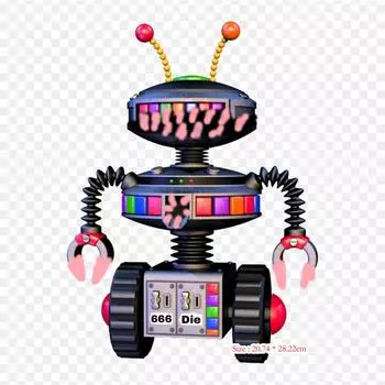 Candy Cadet Fnaf Freddy Fazbear s Симулятор пиццерии Five Nights At Железные переводные картинки для одежды Футболка Сумка Теплопередающие наклейки Железные нашивки