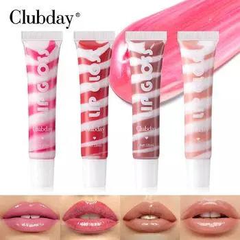 Candy Color Big Lip Gloss Spiral Fruit Flavored Glitter Стойкий Питательный Увлажняющий Нелипкий Освежающий Текстурный Бальзам Для Губ 01