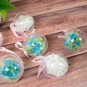 Candy Color Ringing Paper Ball Cat Toy Pet Supplies Toy Ball Sending out Rustling Cat Interactive Toys Pink ring paper ball