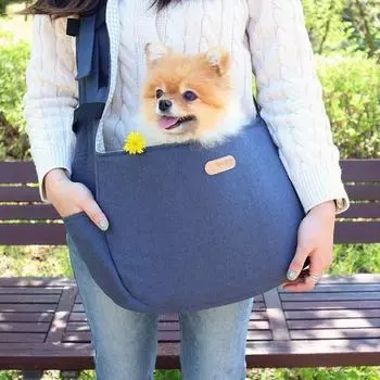 Canemilli Eat Slingback Dog Carrier Bag Dog Carry-on Cat Carrier, корейский шампунь для домашних животных