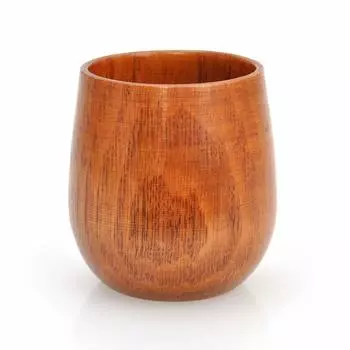 Cangad Wooden Cup Handmade Free Cup Natural Wooden Camping Outdoor Climbing Outdoor Activities Cup Heat Resistant Lacquered Japanese Style
