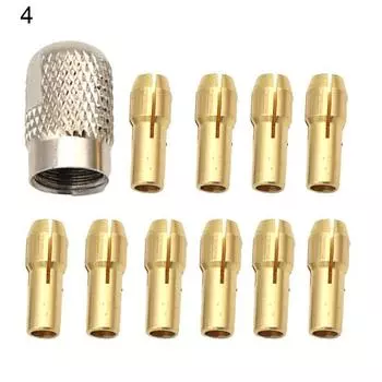 Цанги для твердых сверл, набор износостойких цанг, набор мини-патронов для спиральных сверл 16 мм 4