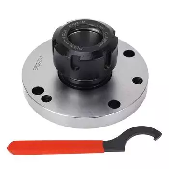 Цанговый патрон с ЧПУ из углеродистой стали с высокой концентричностью ER32 с ключом для токарного фрезерного станка Mac