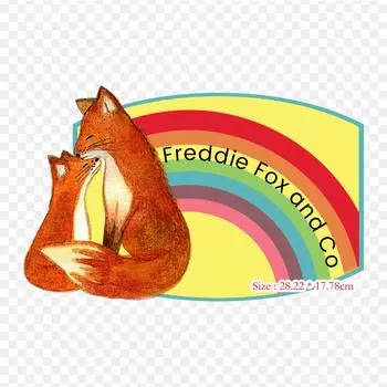 Canidae Red Fox Термотрансферная печать виниловые нашивки наклейки для одежды аппликации своими руками моющиеся нашивки