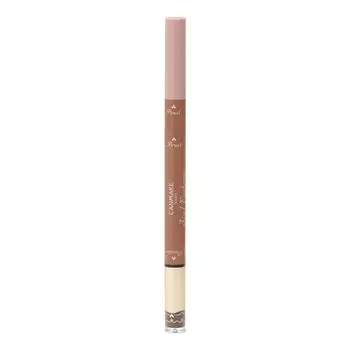 Canmake 3in1 Eyebrow 04 Brown Beige Eyebrow Powder Pencil Eyebrow Pencil Waterproof Brown Beige &