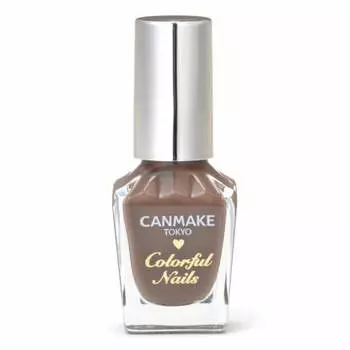 Canmake Colorful Nails N72 Marron Glace Highly Colored Quick Drying Brown Latte Jam Syrup Transparent 8ml