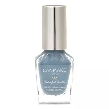 Canmake Colorful Nails N85 9PM 8ml Nail High Color Quick Drying Light Blue Polarized Pearl