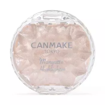 Canmake Cream Munyutto Highlighter 01 Moonlight Gem Raw Rare Highlighter Adhesive Smooth White Beige 1 3,8 г