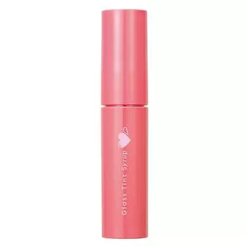 Canmake Glass Tint Syrup 05 Lively Peach Lip Tint Gloss Coral 3.1g
