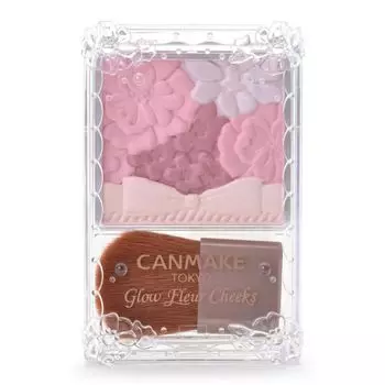 Canmake Glow Fleur Cheeks 16 Lilac Fleur Cheek Powder Cheek Pink Gloss Transparent 1 шт. (х 1)