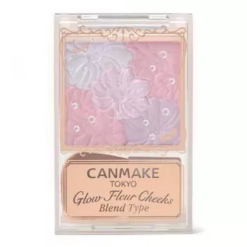 Canmake Glow Fleur Cheeks B03 Lavender Dream Cheek Glossy Highlight Sheer Matte (Blend Type)