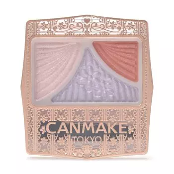 Canmake Juicy Pure Eyes 16 Silhouette Sunrise Gloss Transparency Pearl Glitter Wet Gloss Orange 1.2g