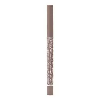 Canmake Lasting Liquid Liner 09 Taupe Greige 0,5 мл Жидкая подводка для глаз с очень тонкой кисточкой Быстросохнущая, выдерживает горячую воду