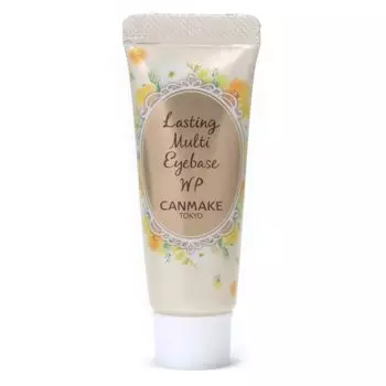 Canmake Lasting Multi Eye Base WP 02 Кремовая желтая основа под тени для век водостойкая увлажняющая для улучшения цвета 8 г (х 1)