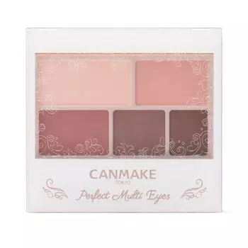 Canmake Perfect Multi Eyes 08 Chocolat Eye Color Palette Eyeshadow Eyebrow Eyeliner Three s 3.2g