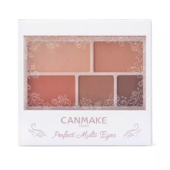 CANMAKE Perfect Multi Eyes Powder Eyeshadow 3.3g, All 4 Colors 03 Antique Terracotta