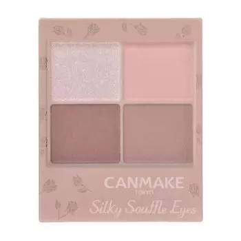 Canmake Silky Flare Eyes M07 Tutu Ballerina влажные прозрачные матовые 4-цветные тени для век тускло-розовые (Матовый тип) 3.8g