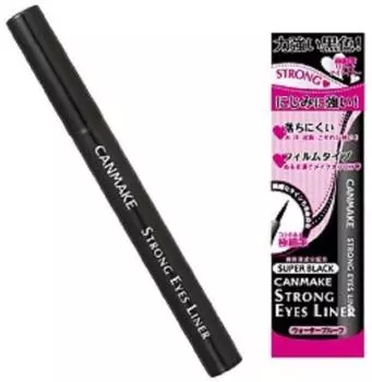 Canmake Strong Eyes Liner 01 Super Black 0.4g