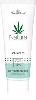 Cannaderm Natura Cream For Oily Skin Crme Jour Et Nuit Pour Peaux Grasses TU прозрачный