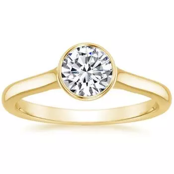 Canner стерлингового серебра 925 пробы круглые кольца с цирконом и бриллиантами для женщин и девочек позолоченные свадебные украшения подарок 6