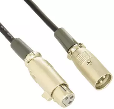 Cannon type microphone extension cord 20m