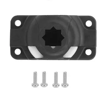 Canoe Kayak Mount Base Inflatable Boat Fishing Rod Holder with Screws Accessory 1 Piece