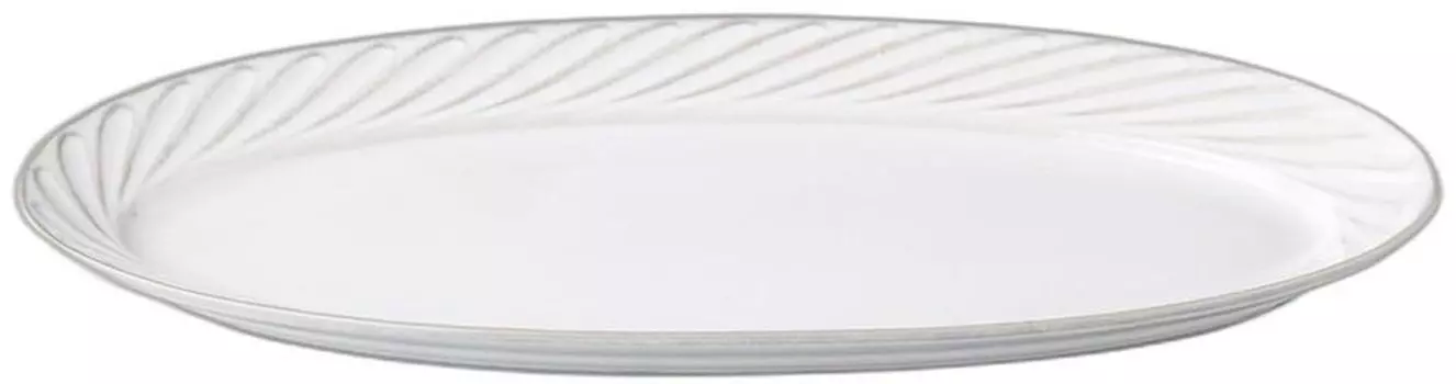 Canon CR 31cm oval long plate x x large plate Setomonohonpo [31.2 14.2 2.6cm] Western-style